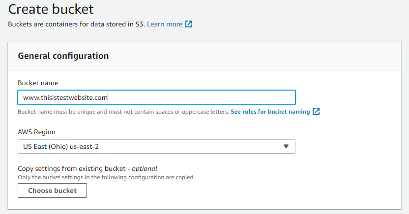create-bucket