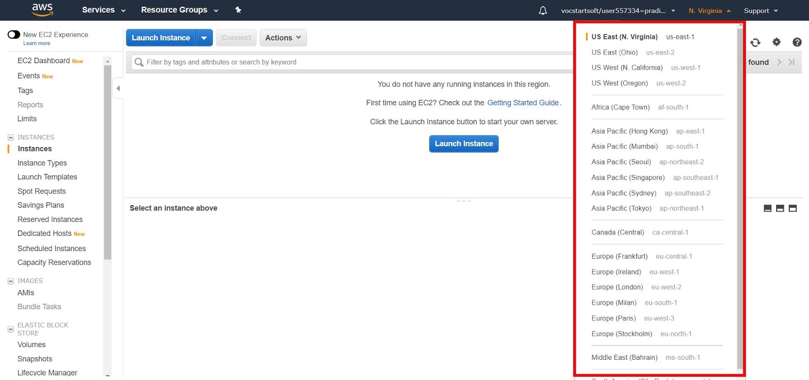Launching an EC2 Instance