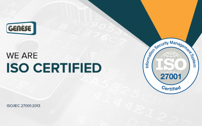 A Proud Achievement – Genese is now ISO/IEC 27001 Certified
