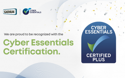 Genese Solution recognized with the Cyber Essentials Certification